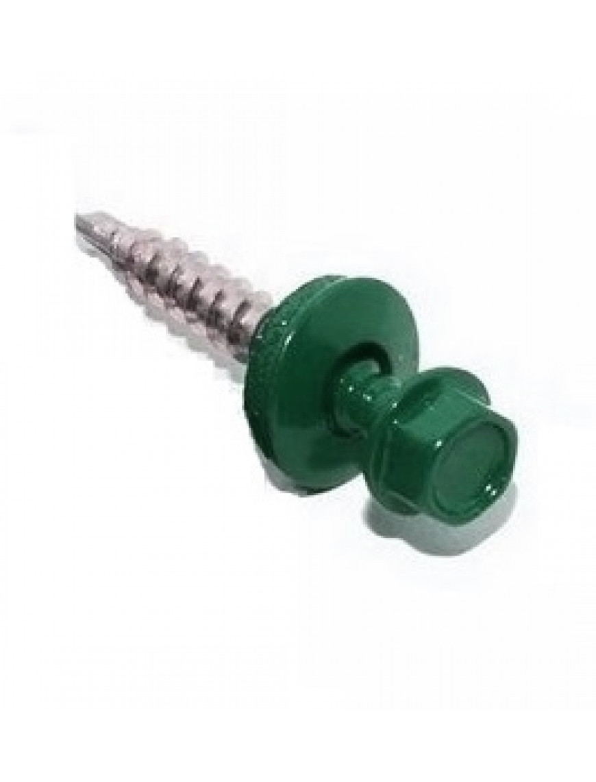 Саморез кровельный 5.5х19 RAL6029 по металлу